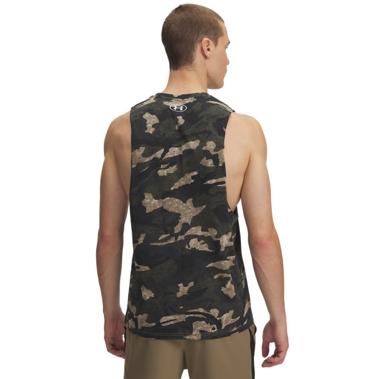 Męski top treningowy Under Armour Project Rock Camo Tank - multikolor