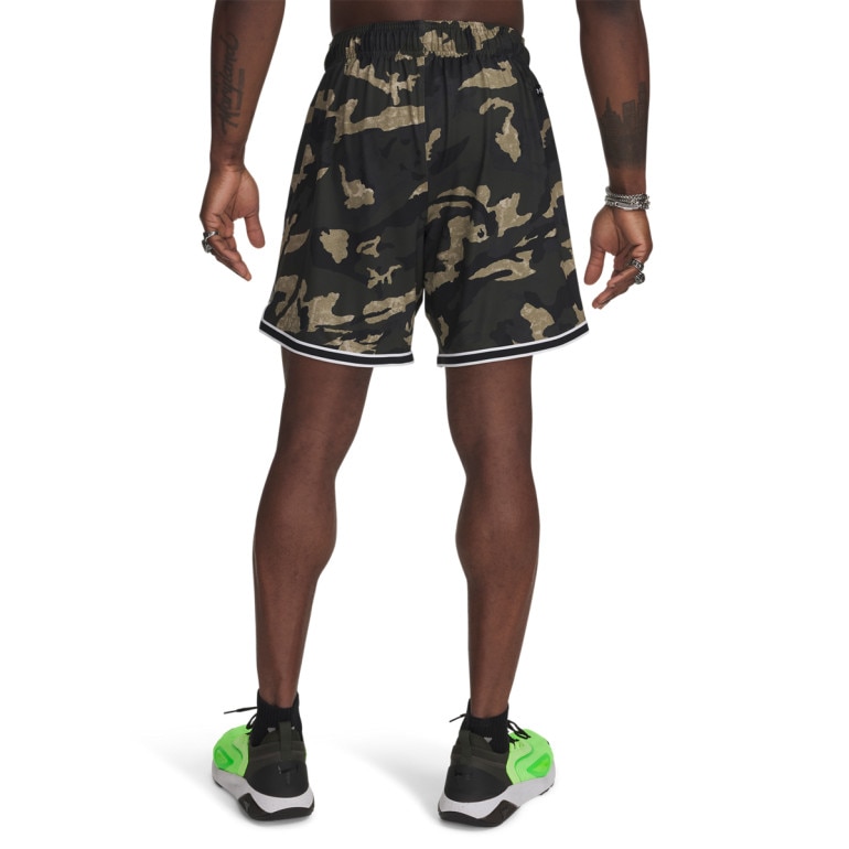 Męskie spodenki treningowe Under Armour Project Rock Mesh Short - khaki