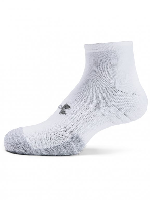 Skarpetki treningowe UNDER ARMOUR Heatgear Lo cut 3-pack - białe