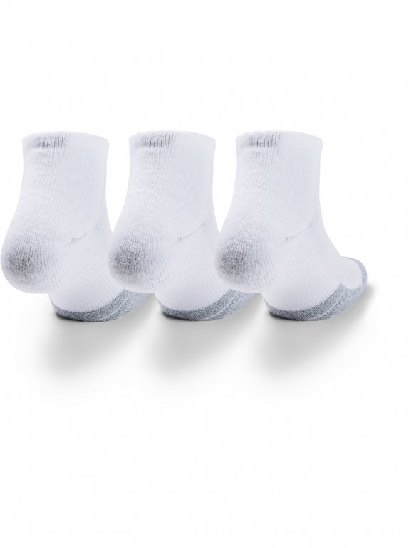 Skarpetki treningowe UNDER ARMOUR Heatgear Lo cut 3-pack - białe