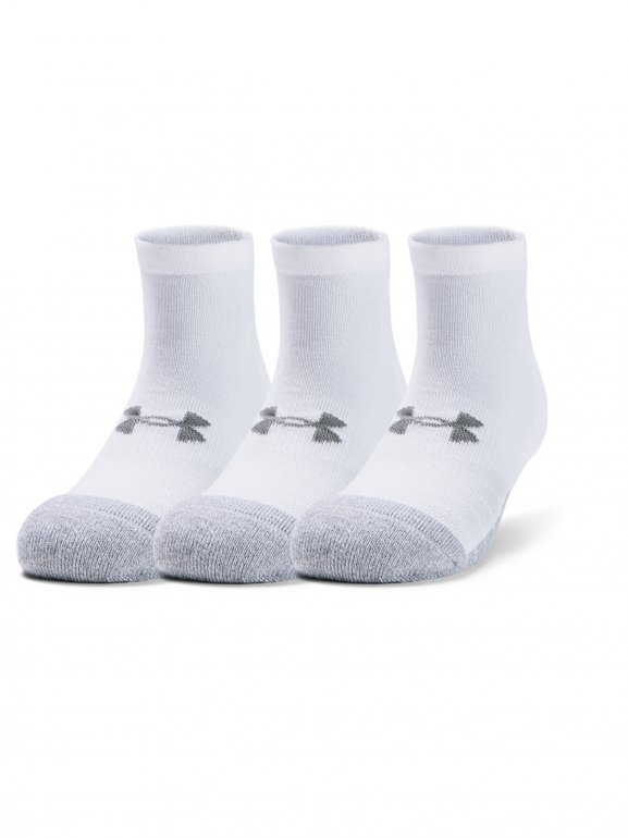 Skarpetki treningowe UNDER ARMOUR Heatgear Lo cut 3-pack - białe