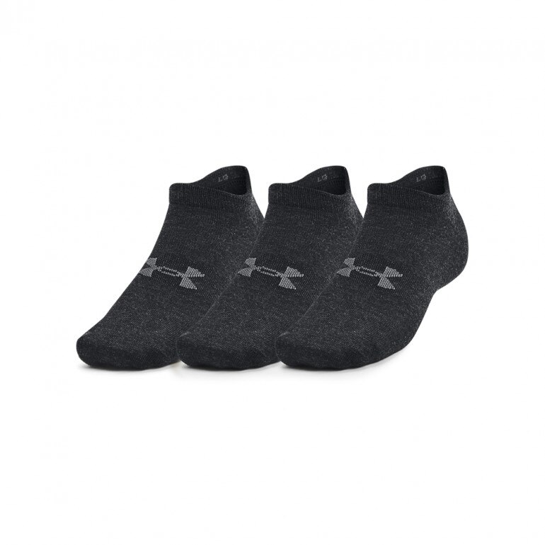 Skarpetki treningowe uniseks (3-pack) Under Armour UA Essential No Show - czarne