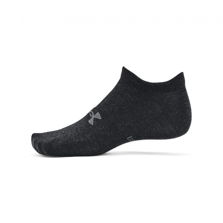 Skarpetki treningowe uniseks (3-pack) Under Armour UA Essential No Show - czarne