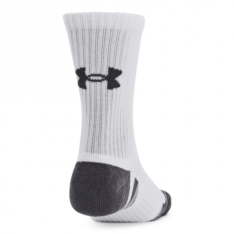 Skarpetki treningowe uniseks (3-pack) Under Armour UA Performance Cotton Mid - białe