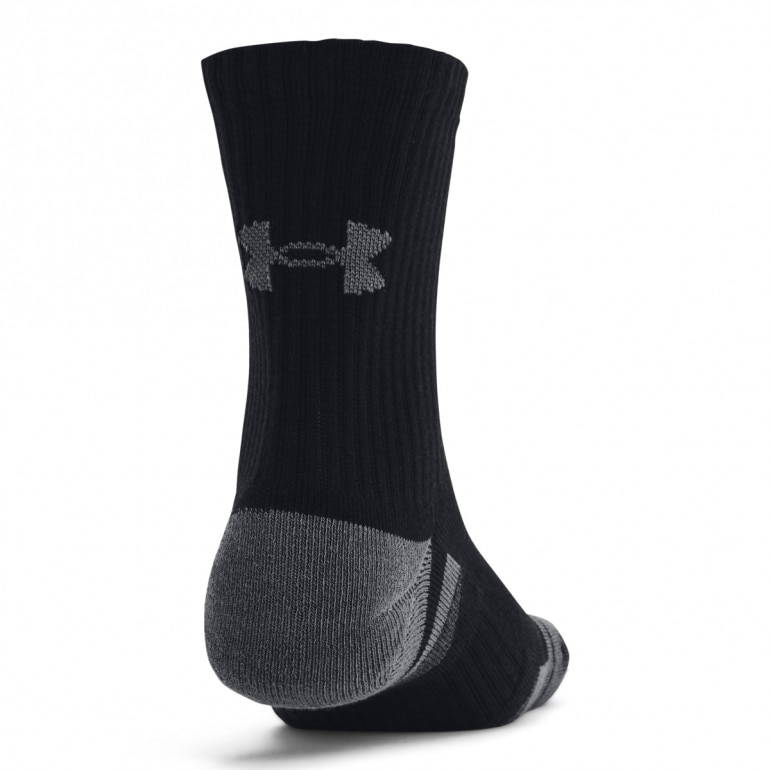 Skarpetki treningowe uniseks (3-pack) Under Armour UA Performance Cotton Mid - czarne
