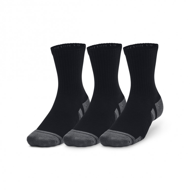 Skarpetki treningowe uniseks (3-pack) Under Armour UA Performance Cotton Mid - czarne
