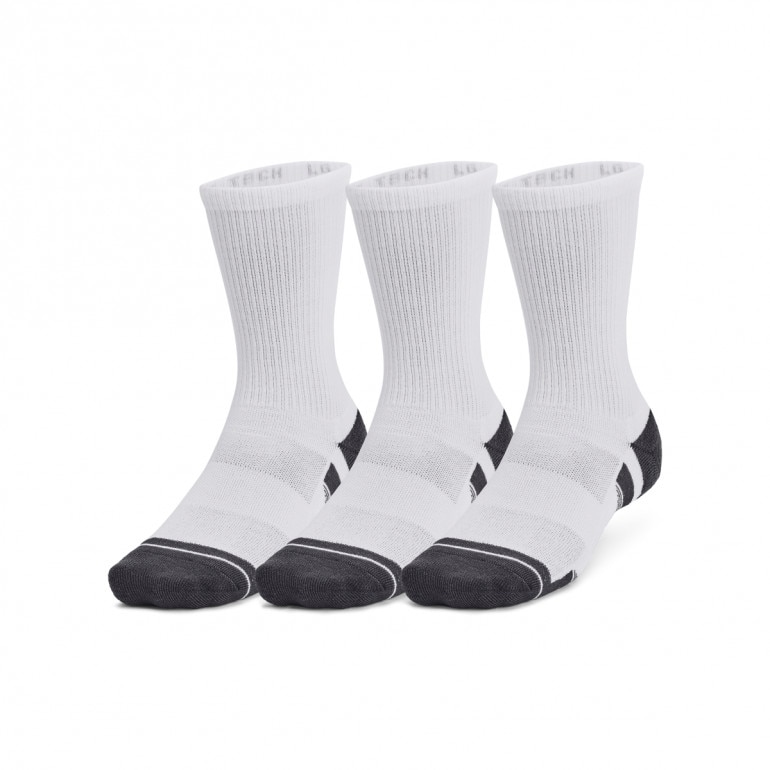 Skarpetki treningowe uniseks (3-pack) Under Armour UA Performance Tech Crew - białe
