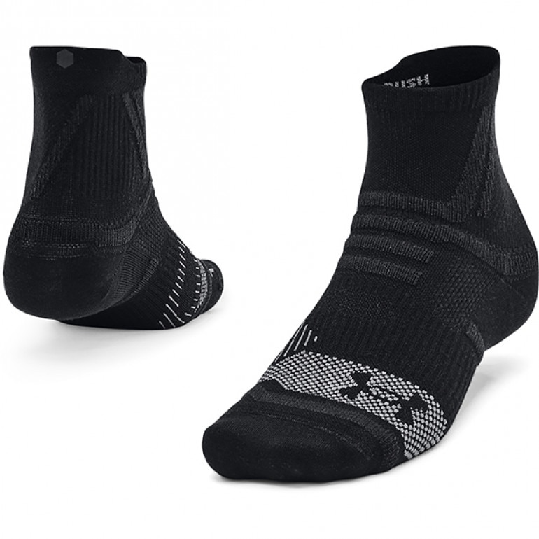 Skarpetki treningowe uniseks UNDER ARMOUR UA RUSH Qtr - czarne