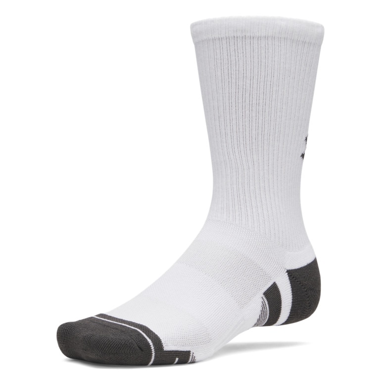 Skarpetki treningowe długie (3-pack) uniseks Under Armour New UA Perf Tech 3pk Crew - białe