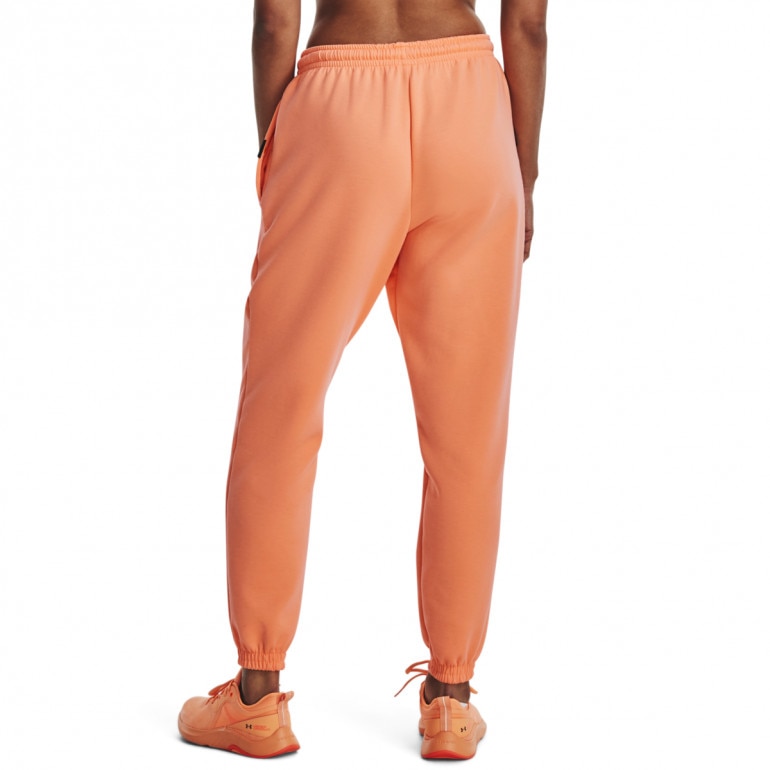 Spodnie treningowe uniseks Under Armour UA Summit Knit Joggers - pomarańczowe