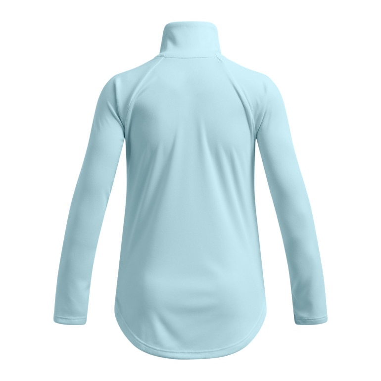 Dziewczęca bluza treningowa nierozpinana bez kaptura Under Armour Tech Graphic 1/2 Zip - niebieska