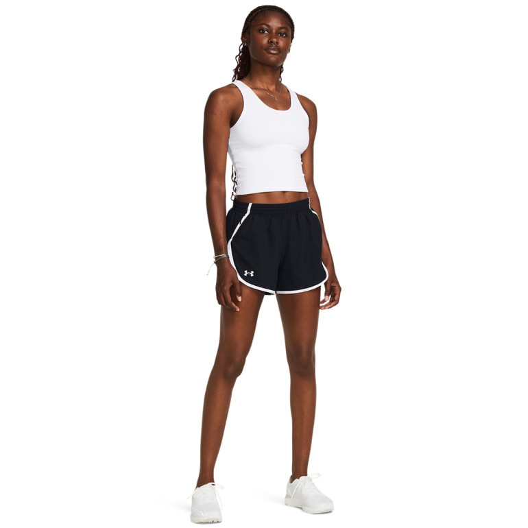 Damskie spodenki do biegania Under Armour UA Fly By 3'' Shorts - czarne