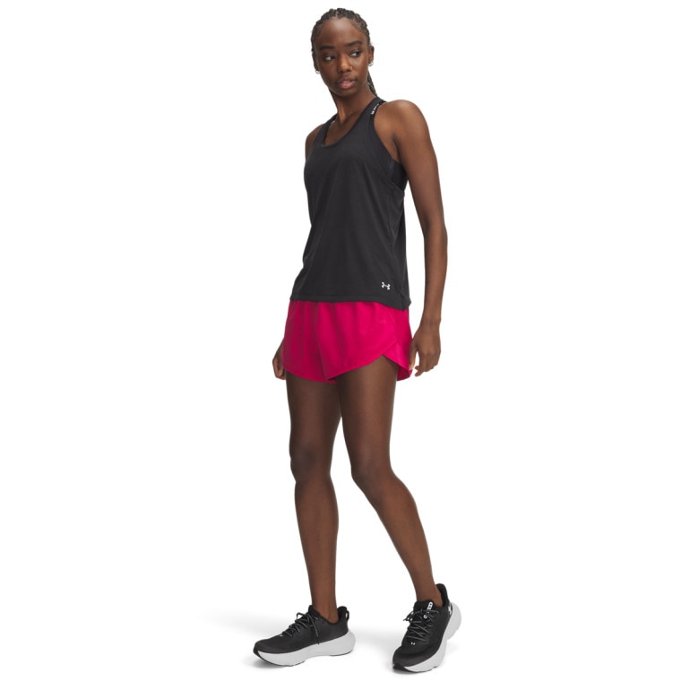Damskie spodenki do biegania Under Armour UA Fly By 3'' Shorts - różowe