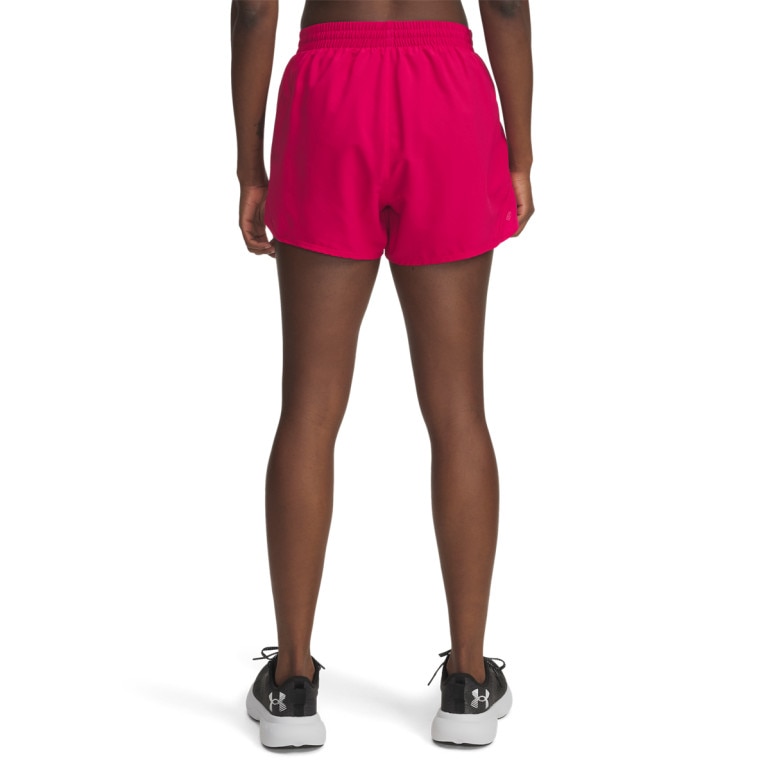 Damskie spodenki do biegania Under Armour UA Fly By 3'' Shorts - różowe