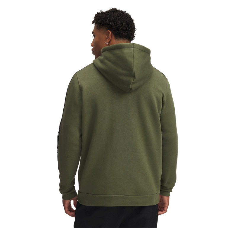 Meska bluza dresowa rozpinana z kapturem Under Armour UA Icon Fleece FZ Taping - zielona