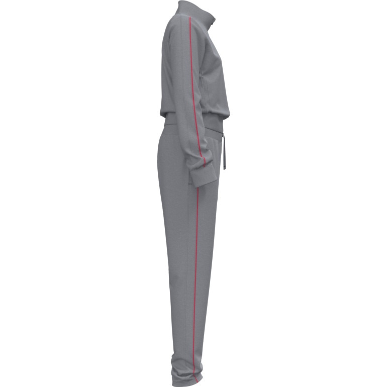 Dziewczęcy dres komplet treningowy Under Armour UA Icon Knit Crop Tracksuit - szary
