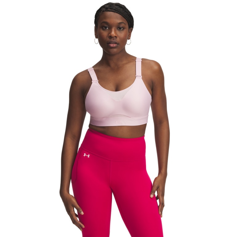 Biustonosz treningowy Under Armour UA Infinity High 2.0 Bra - różowy
