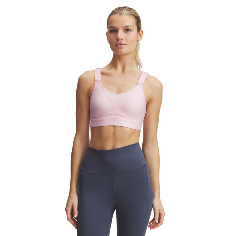 Biustonosz treningowy Under Armour UA Infinity High 2.0 Bra - różowy