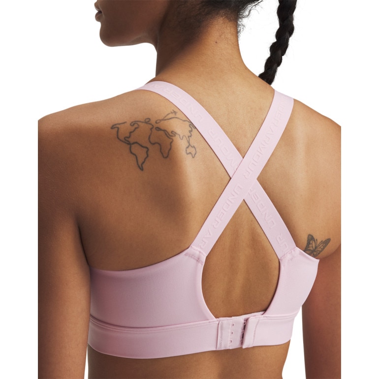 Biustonosz treningowy Under Armour UA Infinity High 2.0 Bra - różowy