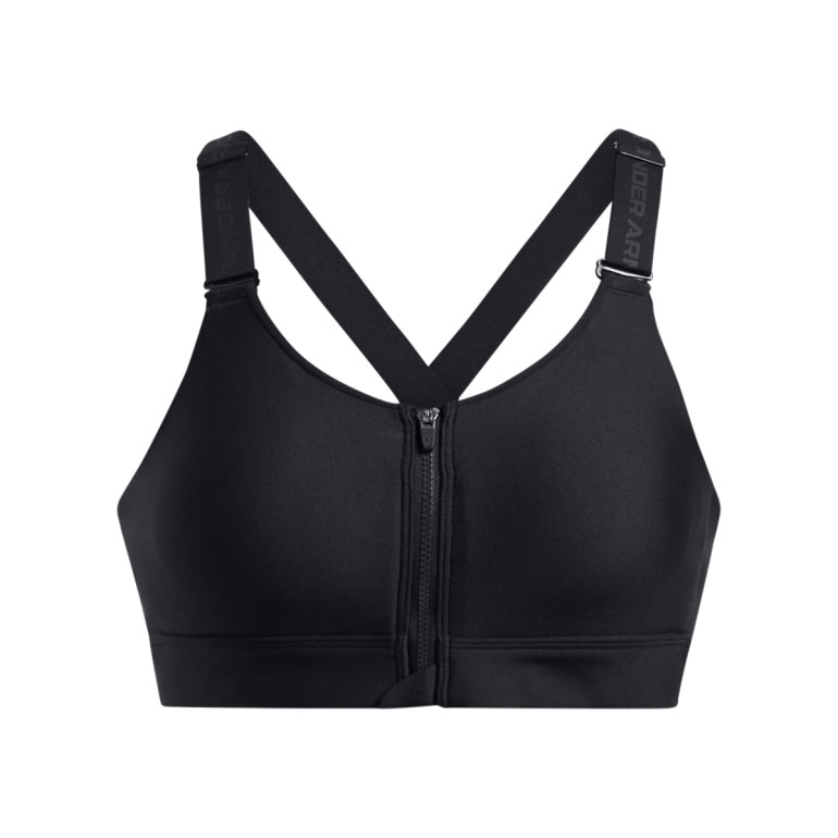 Biustonosz treningowy Under Armour UA Infinity High Zip 2.0 Bra - czarny