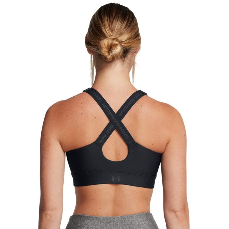 Biustonosz treningowy Under Armour UA Infinity High Zip 2.0 Bra - czarny