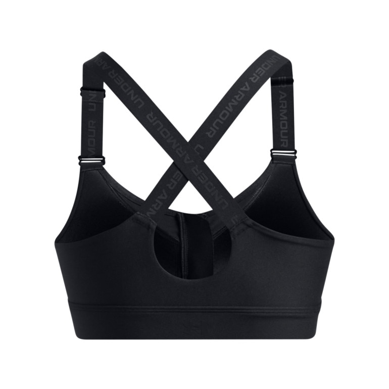 Biustonosz treningowy Under Armour UA Infinity High Zip 2.0 Bra - czarny