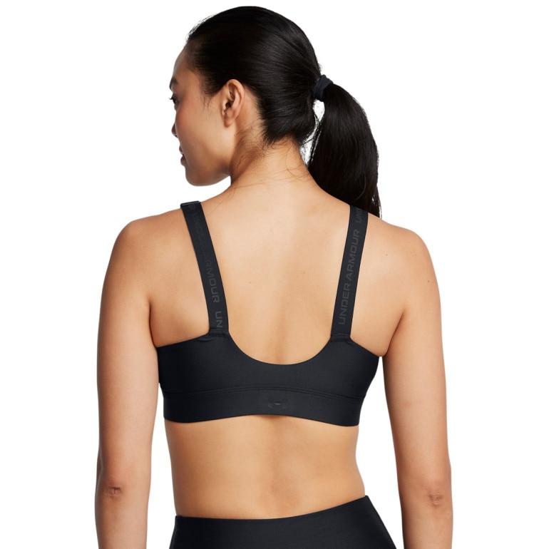 Biustonosz treningowy Under Armour UA Infinity High Zip 2.0 Bra - czarny