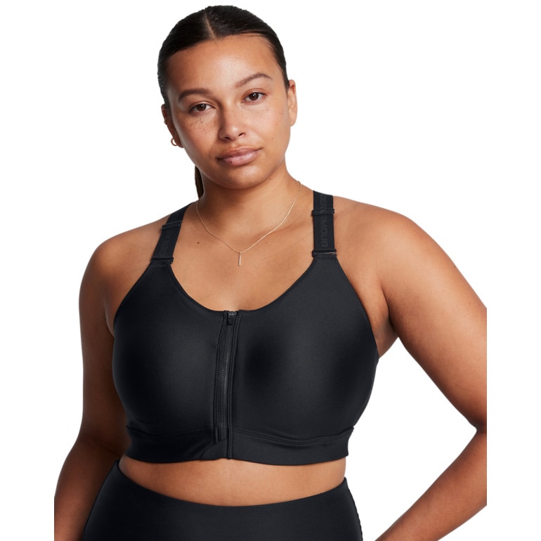 Biustonosz treningowy Under Armour UA Infinity High Zip 2.0 Bra - czarny