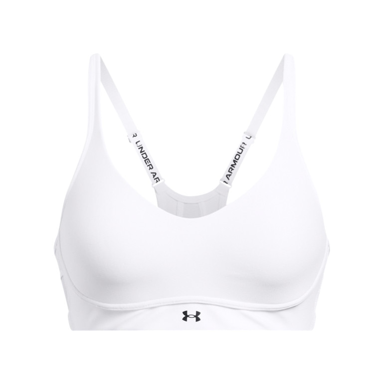 Biustonosz treningowy Under Armour UA Infinity Low 2.0 Bra - biały