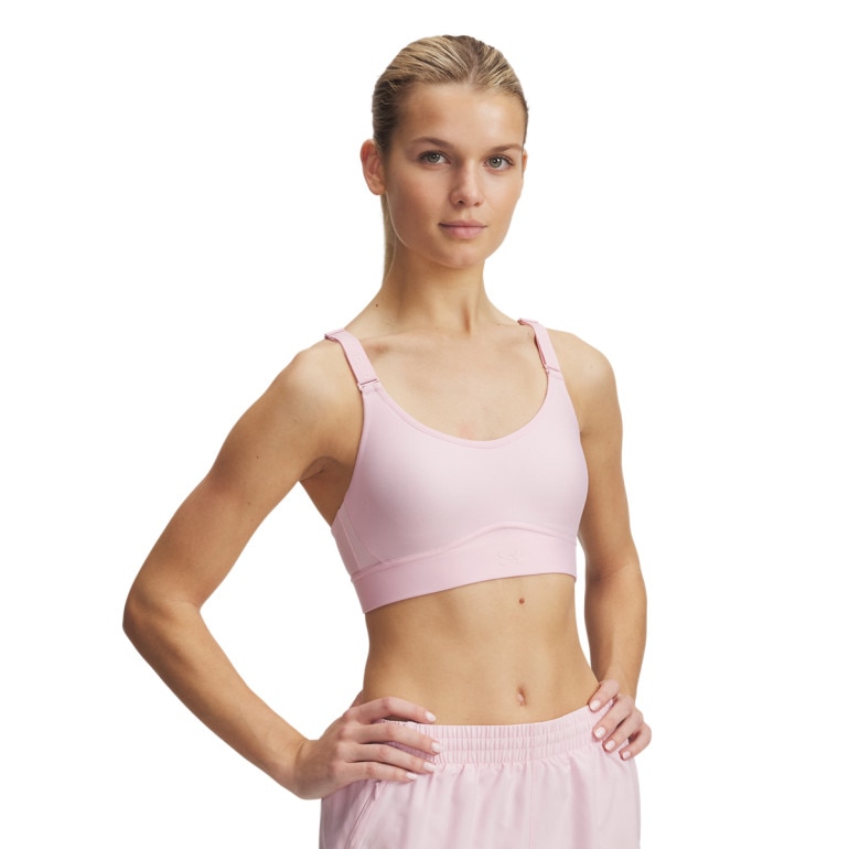 Biustonosz treningowy Under Armour UA Infinity Mid 2.0 Bra - różowy