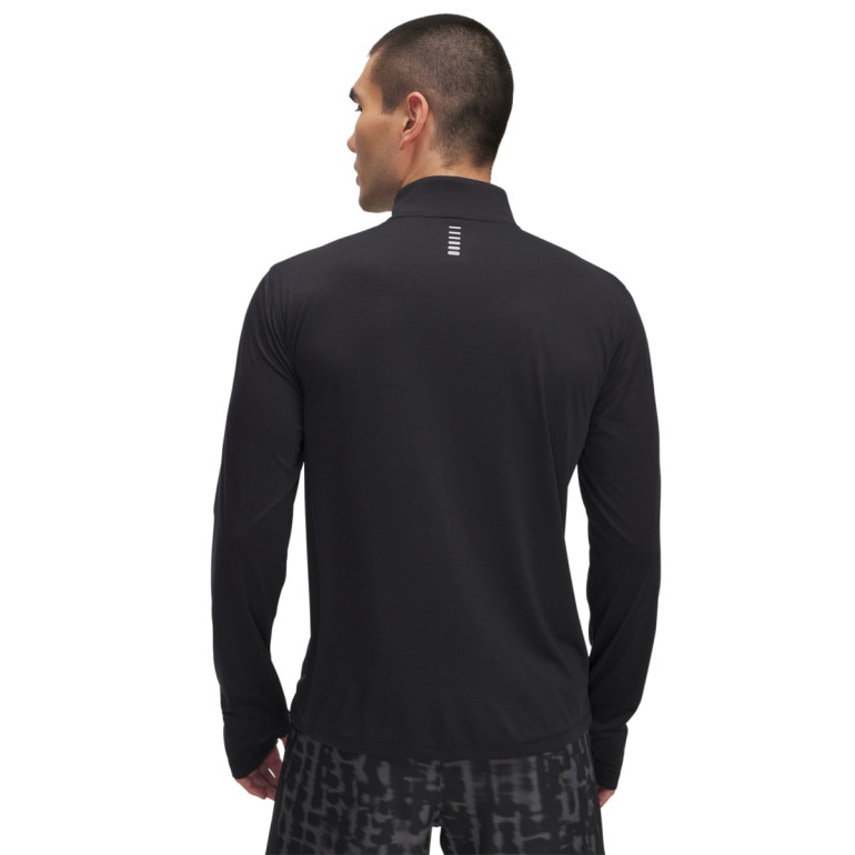Męski longsleeve do biegania Under Armour UA Launch 1/4 ZIP - czarny