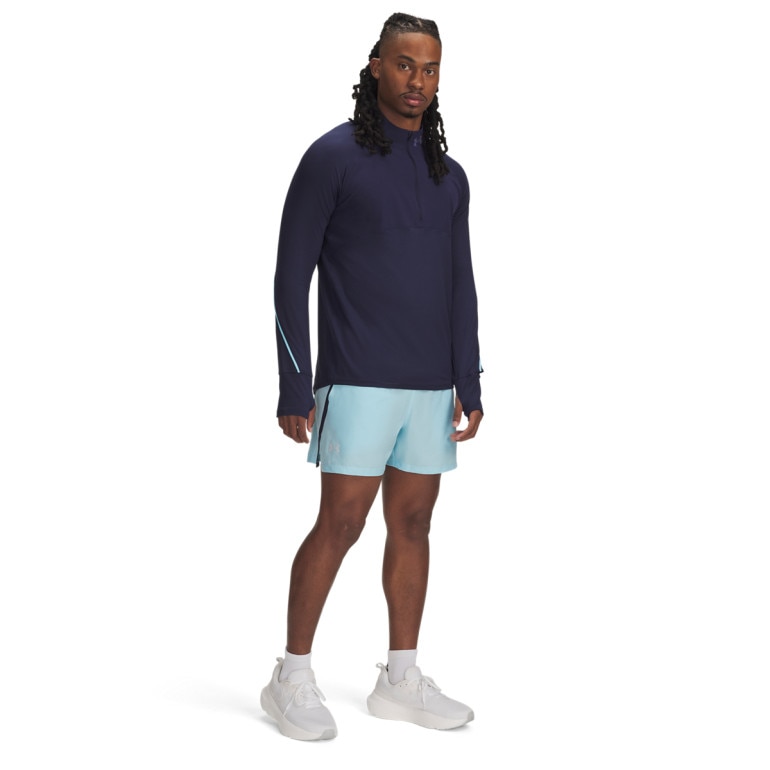 Męskie spodenki do biegania Under Armour UA Launch 5'' Short - niebieskie