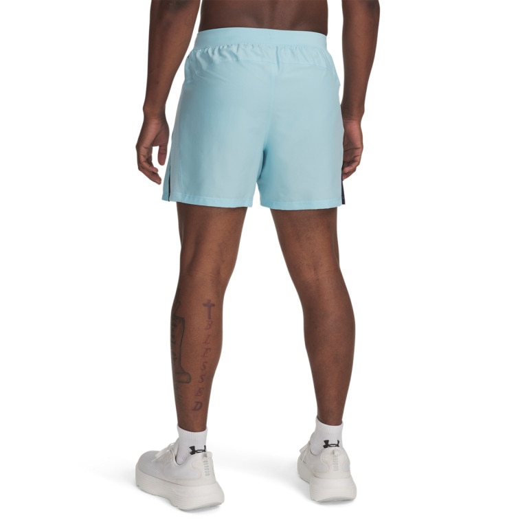 Męskie spodenki do biegania Under Armour UA Launch 5'' Short - niebieskie