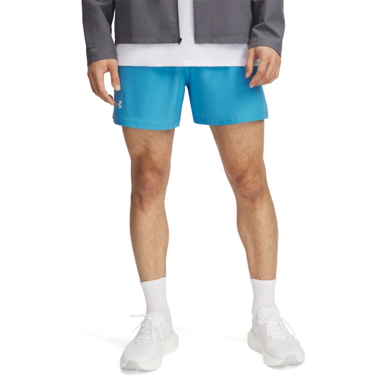 Męskie spodenki do biegania Under Armour UA Launch 5'' Short - niebieskie
