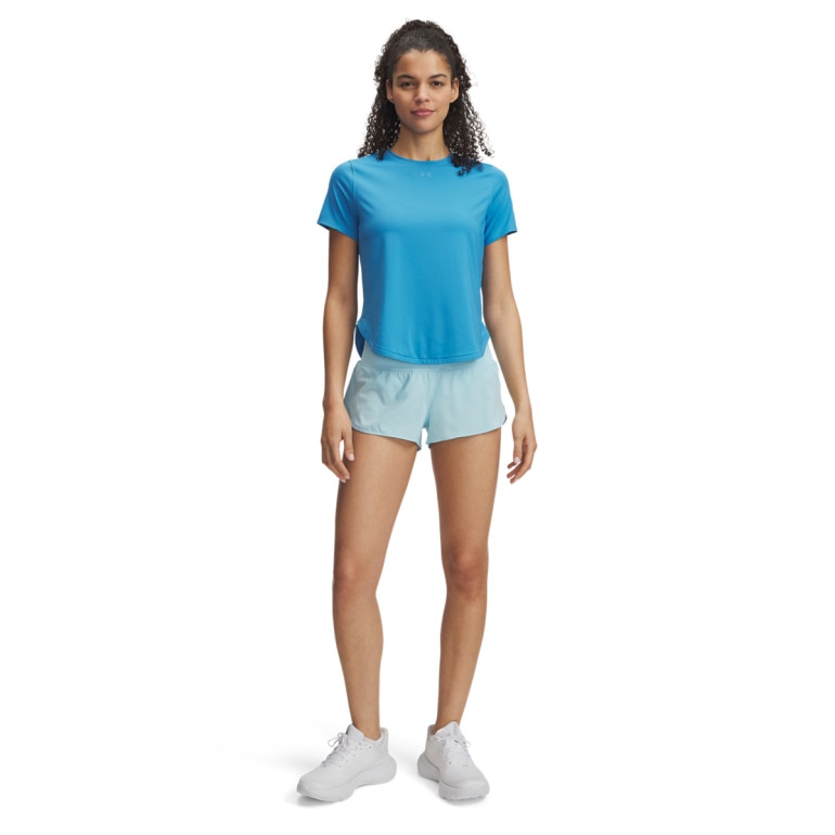 Damskie spodenki treningowe Under Armour UA Launch Pro 2'' Shorts - niebieskie
