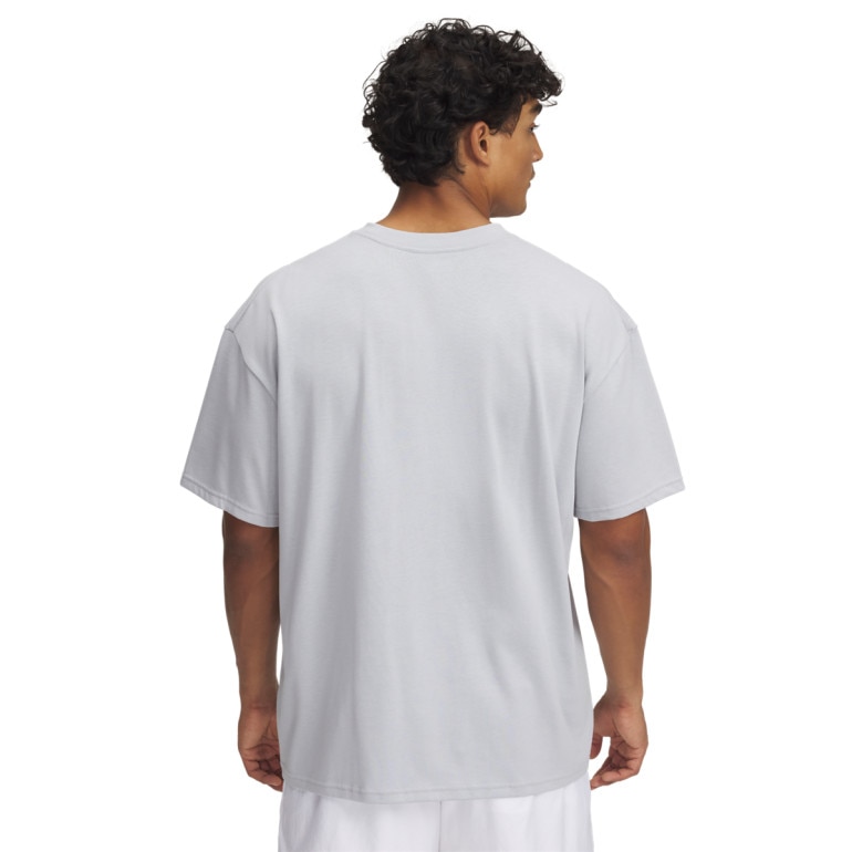 Męski t-shirt z nadrukiem Under Armour UA M Hw Os Branded Ss - szary