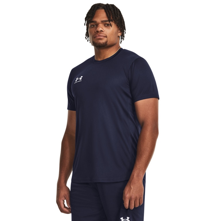 Męska koszulka treningowa Under Armour UA M's Challenger Train Ss - granatowa