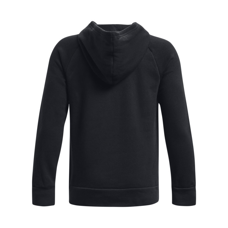Chłopięca bluza dresowa nierozpinana z kapturem Under Armour UA Rival Fleece BL Hoodie - czarna