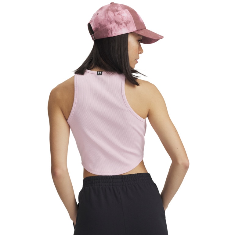 Damski top basic Under Armour UA Rival Rib Tank - różowy