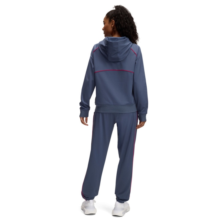 Damski dres komplet treningowy Under Armour UA Rival Tricot Tracksuit HD - granatowy