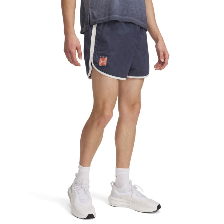 Męskie spodenki do biegania Under Armour UA Run 96 Shorts - granatowe