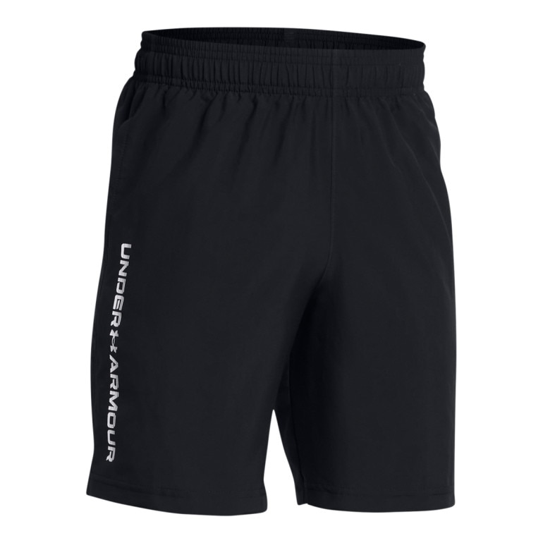 Chłopięce spodenki treningowe Under Armour UA Tech Woven Wordmark Short - czarne