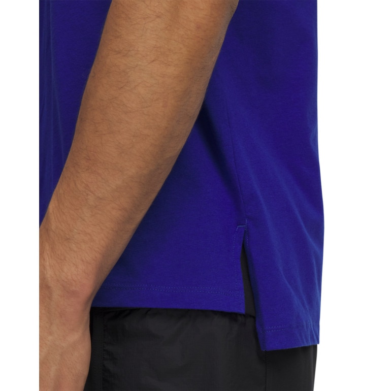 Męski t-shirt z nadrukiem Under Armour UA Trail Run Graphic T-Shirt - niebieski