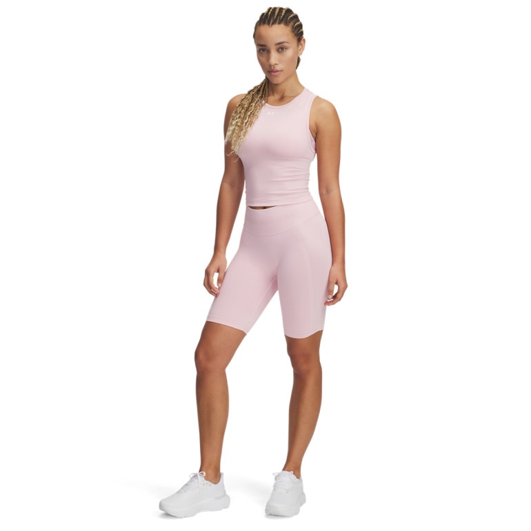 Damskie spodenki treningowe Under Armour UA Vanish Seamless Short - różowe