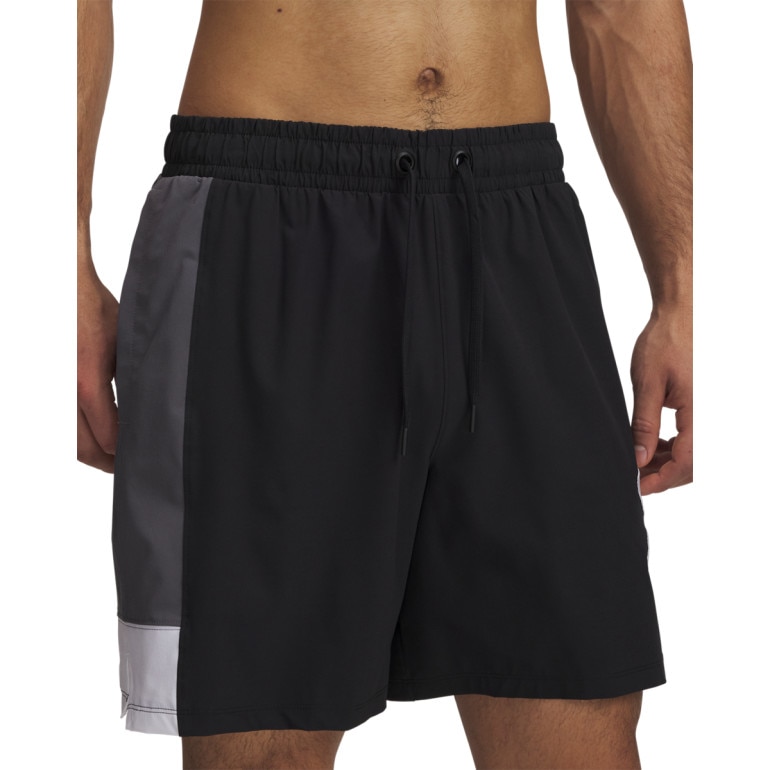 Męskie spodenki do koszykówki Under Armour UA Zone 7 Woven Short - czarne
