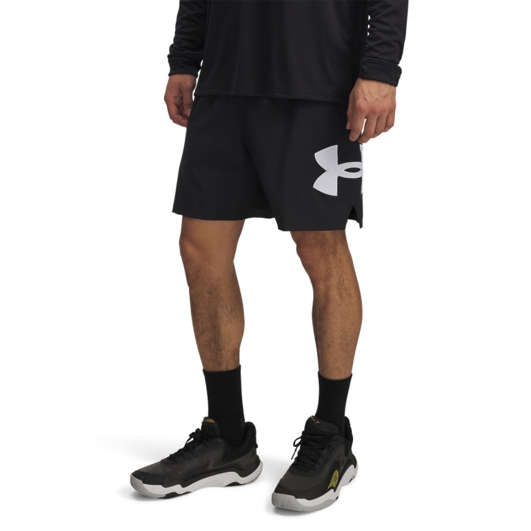 Męskie spodenki do koszykówki Under Armour UA Zone 7 Woven Short - czarne