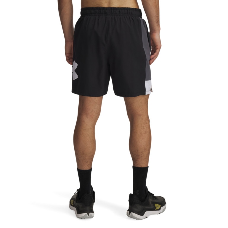 Męskie spodenki do koszykówki Under Armour UA Zone 7 Woven Short - czarne