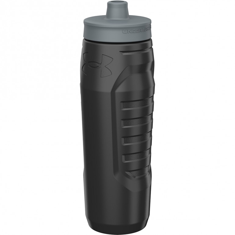 Bidon Under Armour 32oz Sideline Squeeze Black/Pitch Grey 950 ml - czarny