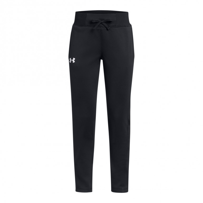 Dziewczęce spodnie treningowe Under Armour Fleece Pants - czarne