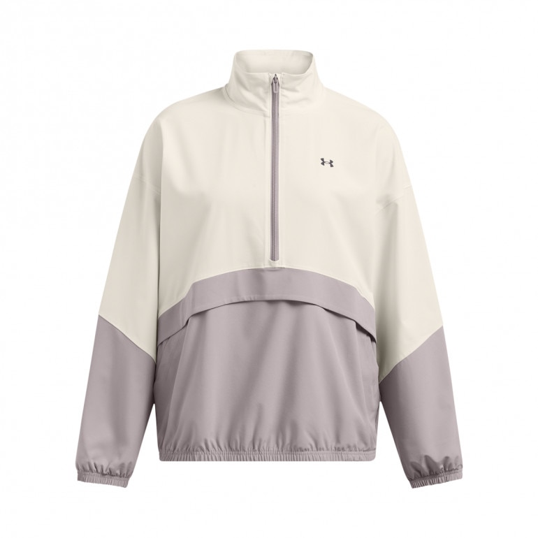 Damska kurtka treningowa Under Armour Armoursport Anorak - beżowa